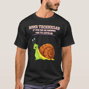 Camiseta Técnico de Bombas, Me Ven Corriendo Gracioso Sarcá