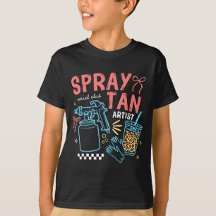 Camiseta Técnico de bronceado en spray Retro Tech Salón de