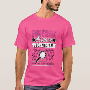 Camiseta Técnico de Ciencia Forense Mamá Crimen Lab Forense