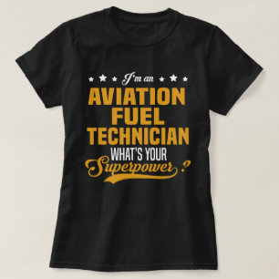 Camiseta Técnico de combustible de aviación