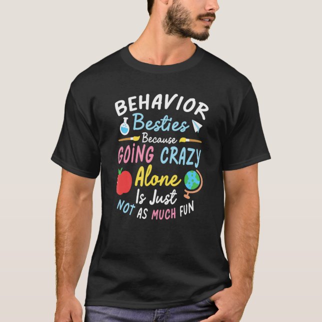 Camiseta Técnico de Comportamiento Besties Terapia ABA (Anverso)