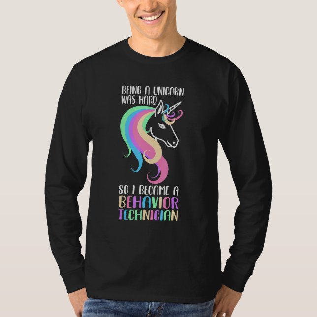 Camiseta Técnico de Comportamiento Unicorn Terapista ABA (Anverso)