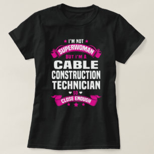 Camiseta Técnico de construcción de cables