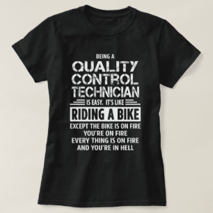 Camiseta Técnico de control de calidad