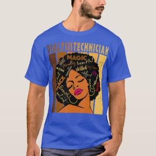 Camiseta Técnico de diálisis afroamericano fuerte