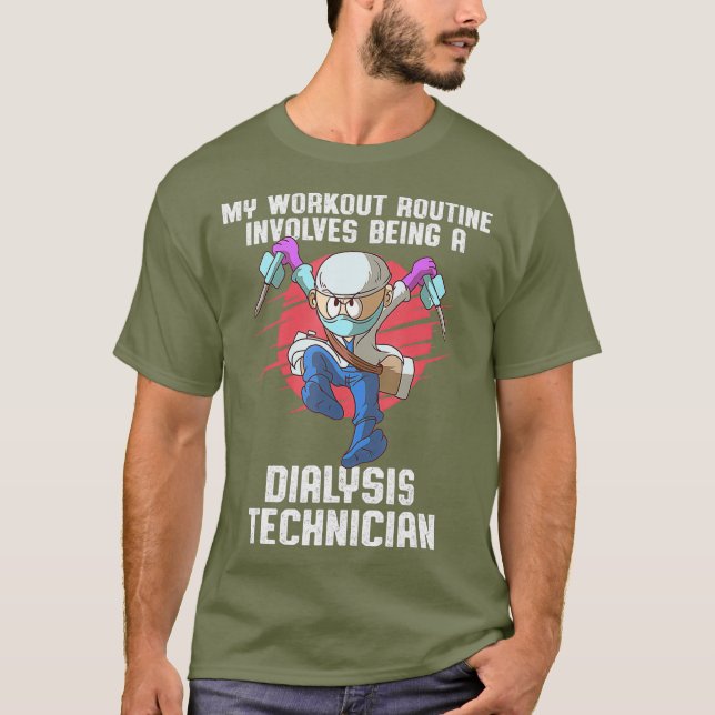 Camiseta Técnico de diálisis de entrenamiento Tecnológico d (Anverso)