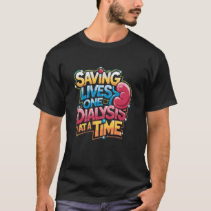 Camiseta Técnico de Diálisis Enfermera Renal Diseño para Di