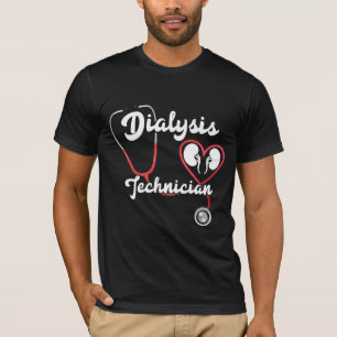 Camiseta Técnico de diálisis Enfermera técnica de nefrologí