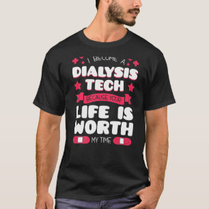 Camiseta Técnico de diálisis Máquina Riñón Hemodiálisis