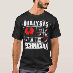 Camiseta Técnico de diálisis Médico Tecnológico de Nefrolog
