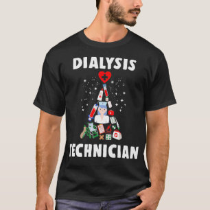 Camiseta Técnico de diálisis Navidades orgullosos Nefrologí