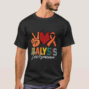 Camiseta Técnico de diálisis Ney Transplante Nefrología Rn
