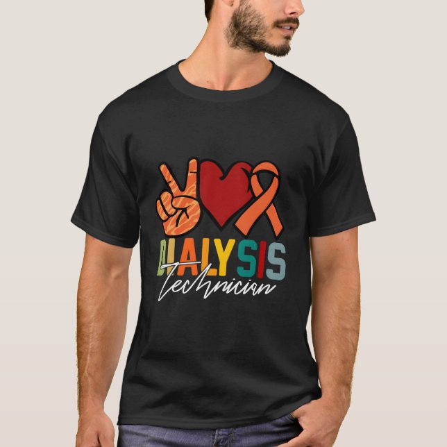 Camiseta Técnico de diálisis Ney Transplante Nefrología Rn (Anverso)