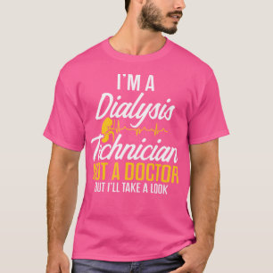 Camiseta Técnico De Diálisis No Tecnología De Nefrología Mé