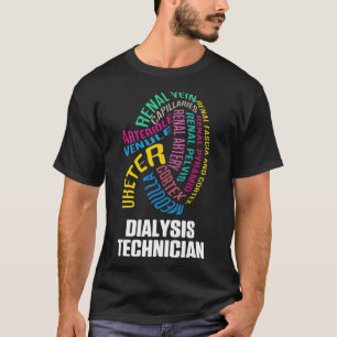 Camiseta Técnico de diálisis Tecnológico de nefrología rena