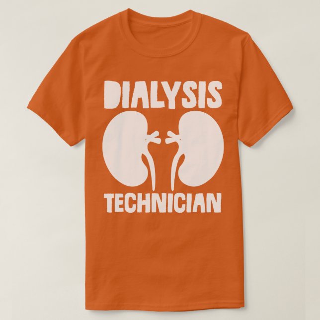 Camiseta Técnico de diálisis Tecnológico de Nefrología Tech (Diseño del anverso)