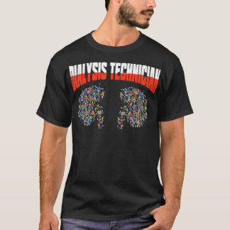 Camiseta Técnico de diálisis trata a nefrología de riñón Te