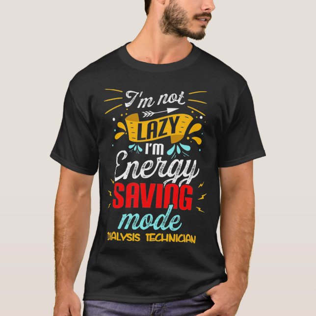 Camiseta Técnico de diálisis Urinálisis Nefrología Tecnolog (Anverso)