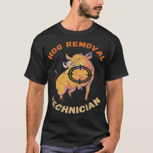 Camiseta Técnico de eliminación de garganta Cerdos de jabal