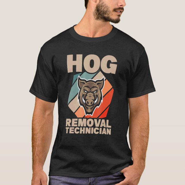 Camiseta Técnico de eliminación de garrapatas Boar Caza de  (Anverso)