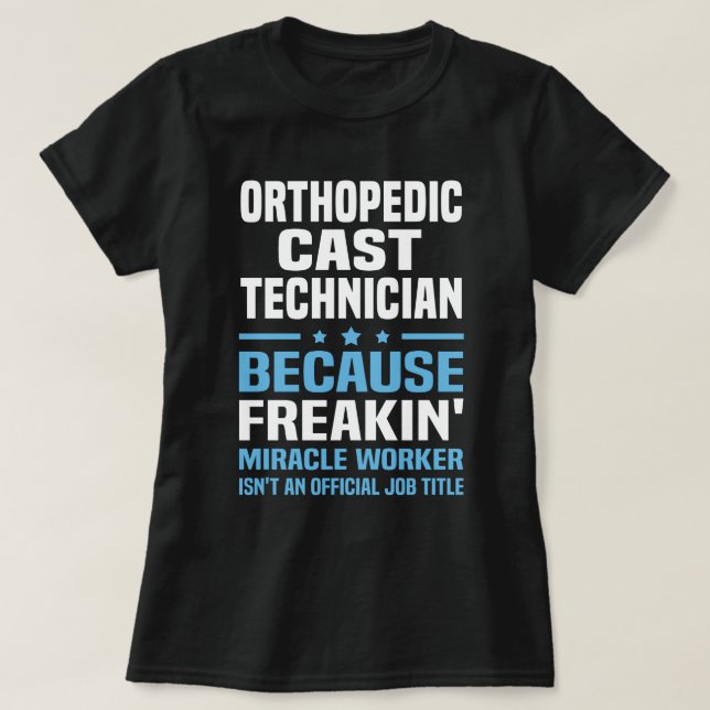 Camiseta Técnico de Envases Ortopédicos (Diseño del anverso)