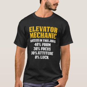 Camiseta Técnico de éxito en mantenimiento de mecánica de a