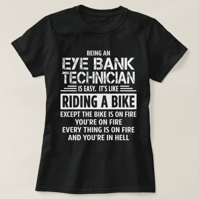 Camiseta Técnico De Eye Bank (Diseño del anverso)