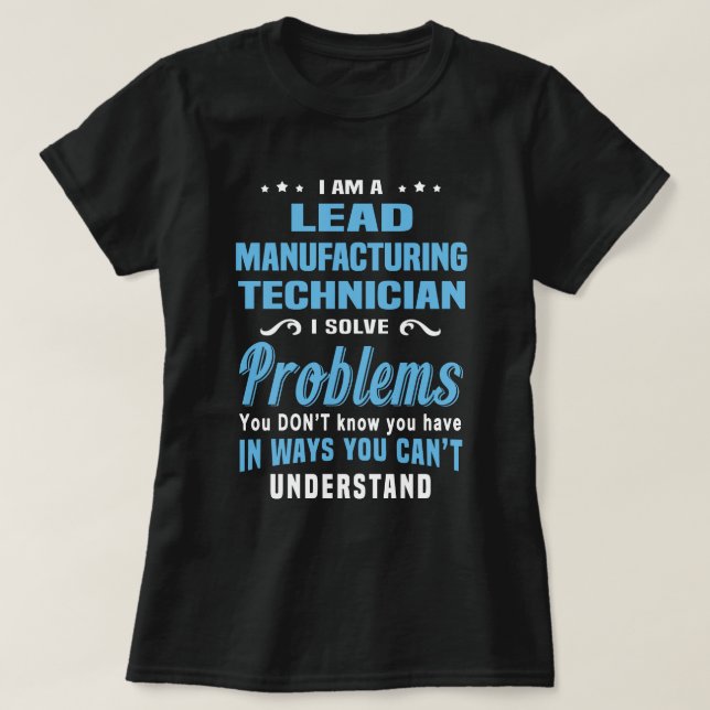 Camiseta Técnico de fabricación líder (Diseño del anverso)