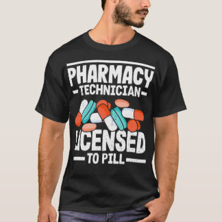 Camiseta Técnico de farmacia autorizado para trabajar en fa