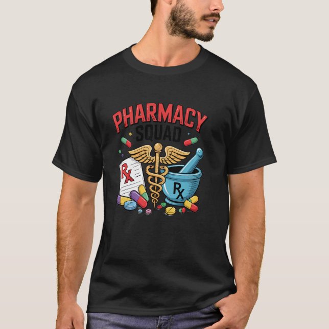 Camiseta Técnico de Farmacia Divertido CPhT Asistente de Fa (Anverso)