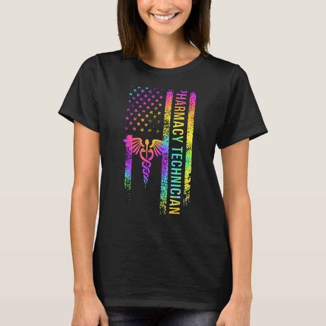 Camiseta Técnico de Farmacia EEUU Farmacia Tech Pharm Te (Anverso)