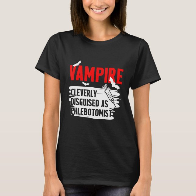 Camiseta Técnico de fotomontología del vampiro flebotomátic (Anverso)