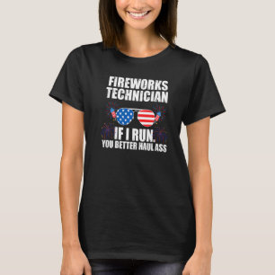 Camiseta Técnico de fuegos artificiales si ejecuto fuegos a