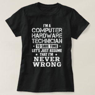 Camiseta Técnico de hardware informático