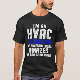 Camiseta Técnico de HVAC asombra la divertida función de pu