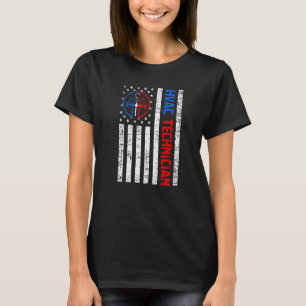 Camiseta Técnico de HVAC Bandera Americana Vintage USA