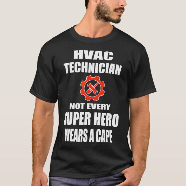 Camiseta Técnico de HVAC T Repa De Refrigeración Por Calefa (Anverso)