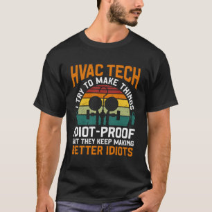 Camiseta Técnico de HVAC Tech Vintage Retro Hvac Tech Lo In