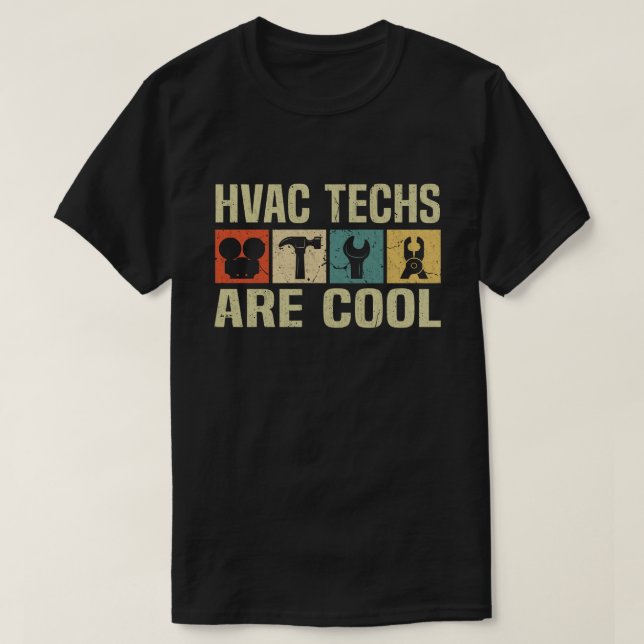 Camiseta Técnico de HVAC Técnico de HVAC para Handyman (Diseño del anverso)