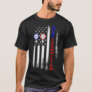 Camiseta Técnico de HVAC USA Funny HVAC Tech Premium