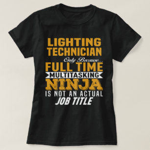 Camiseta Técnico de iluminación