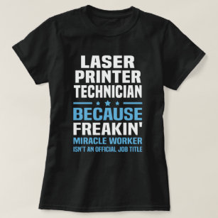 Camiseta Técnico de impresora láser
