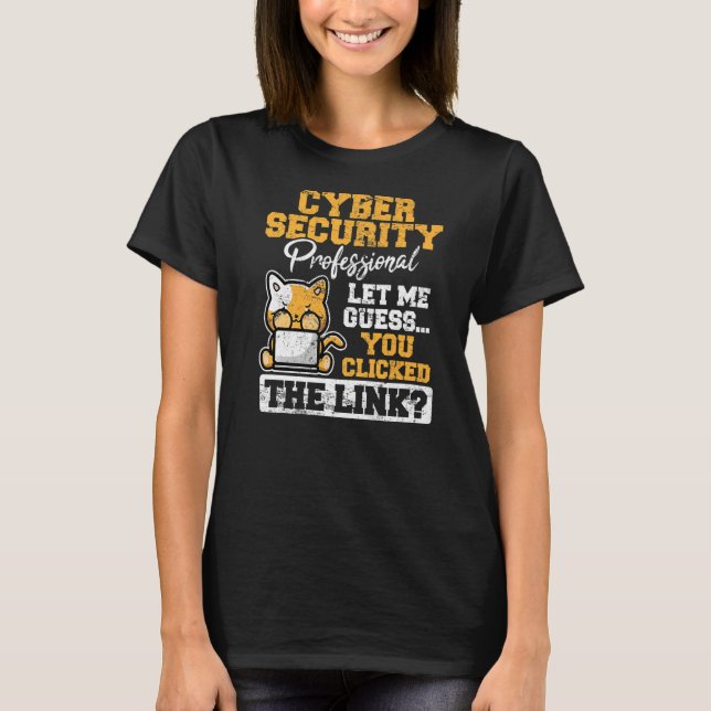 Camiseta Técnico de información de seguridad informática (Anverso)