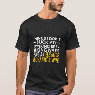Camiseta Técnico de la esposa de mantenimiento mecánico del