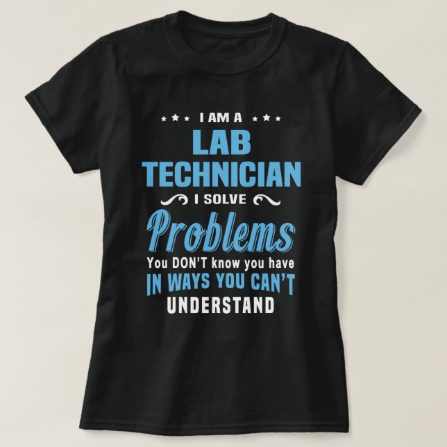 Camiseta Técnico de laboratorio (Diseño del anverso)