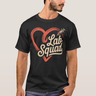 Camiseta Técnico de laboratorio médico Lab Squad