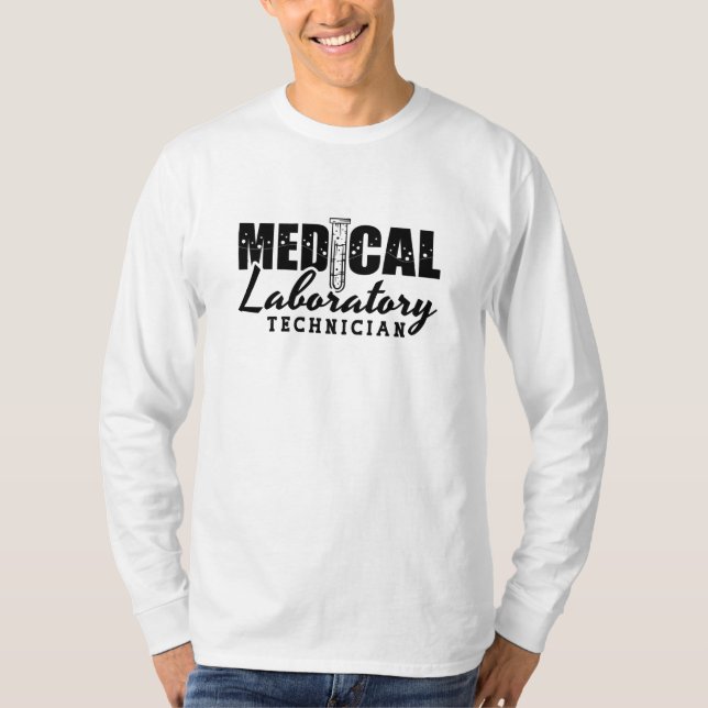 Camiseta Técnico de Laboratorio Médico Médica Lab Tech (Anverso)