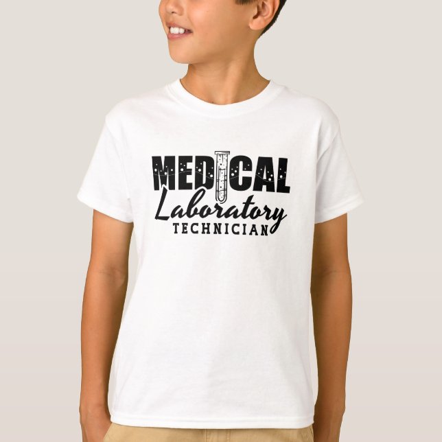 Camiseta Técnico de Laboratorio Médico Médica Lab Tech (Anverso)