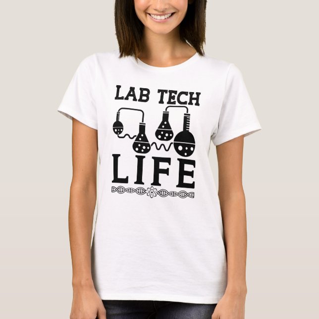 Camiseta Técnico de Laboratorio Químico de Laboratorio Técn (Anverso)