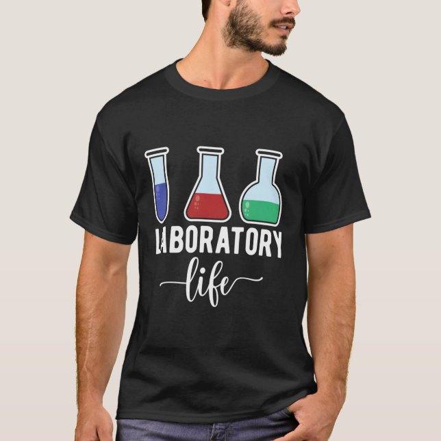 Camiseta Técnico de Laboratorio Técnico de Vida Laboratorio (Anverso)